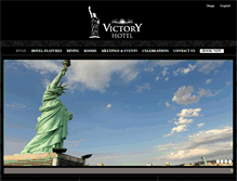 Tablet Screenshot of hotel-victory.com